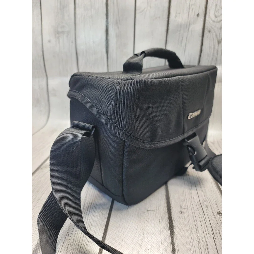 Canon 200ES EOS DSLR Camera Gadget Travel Shoulder Bag Black Case Genuine